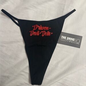 (NWT) Black Women's Thong Bottom